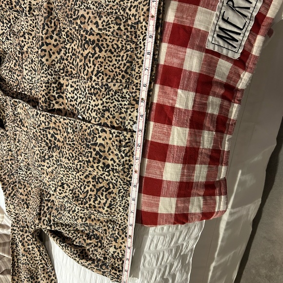 Free People NWT SZ XL CHEETAH JEAN JACKET (A1) - Picture 7 of 7